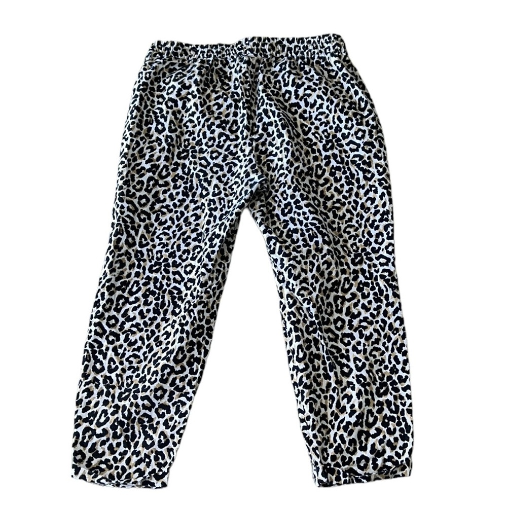 J. Crew Leopard Print Drawstring Linen Cotton Cro… - image 7